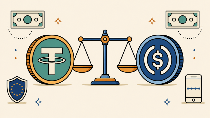 USDT ou USDC : quel stablecoin choisir en 2026 pour epargner en dollars