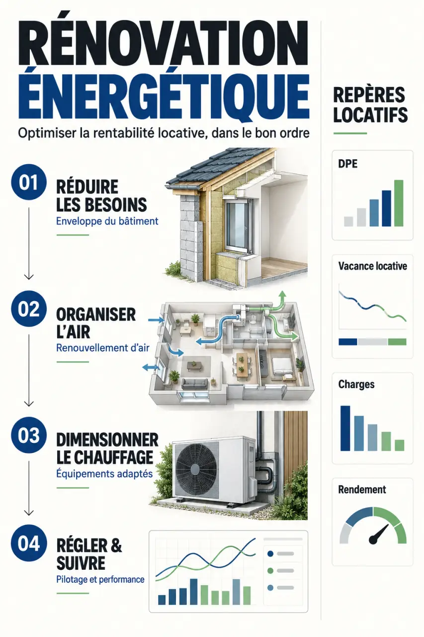 Optimiser la rentabilité locative par la rénovation énergétique stratégique grâce au séquençage des travaux